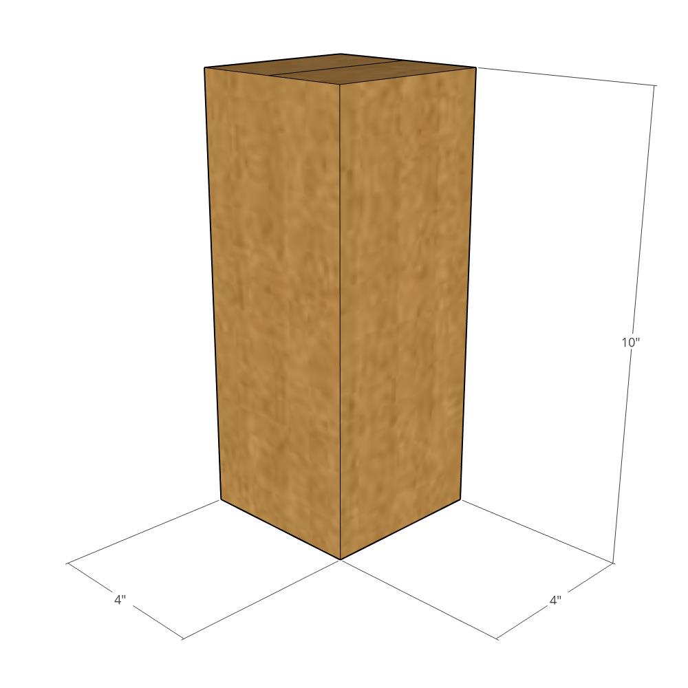 4x4x10 Corrugated Box