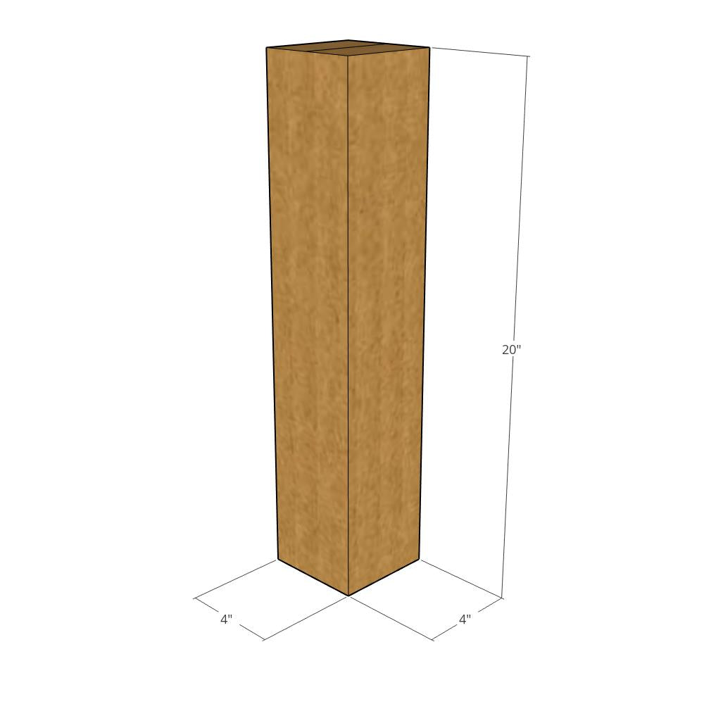 4x4x20 Corrugated Box