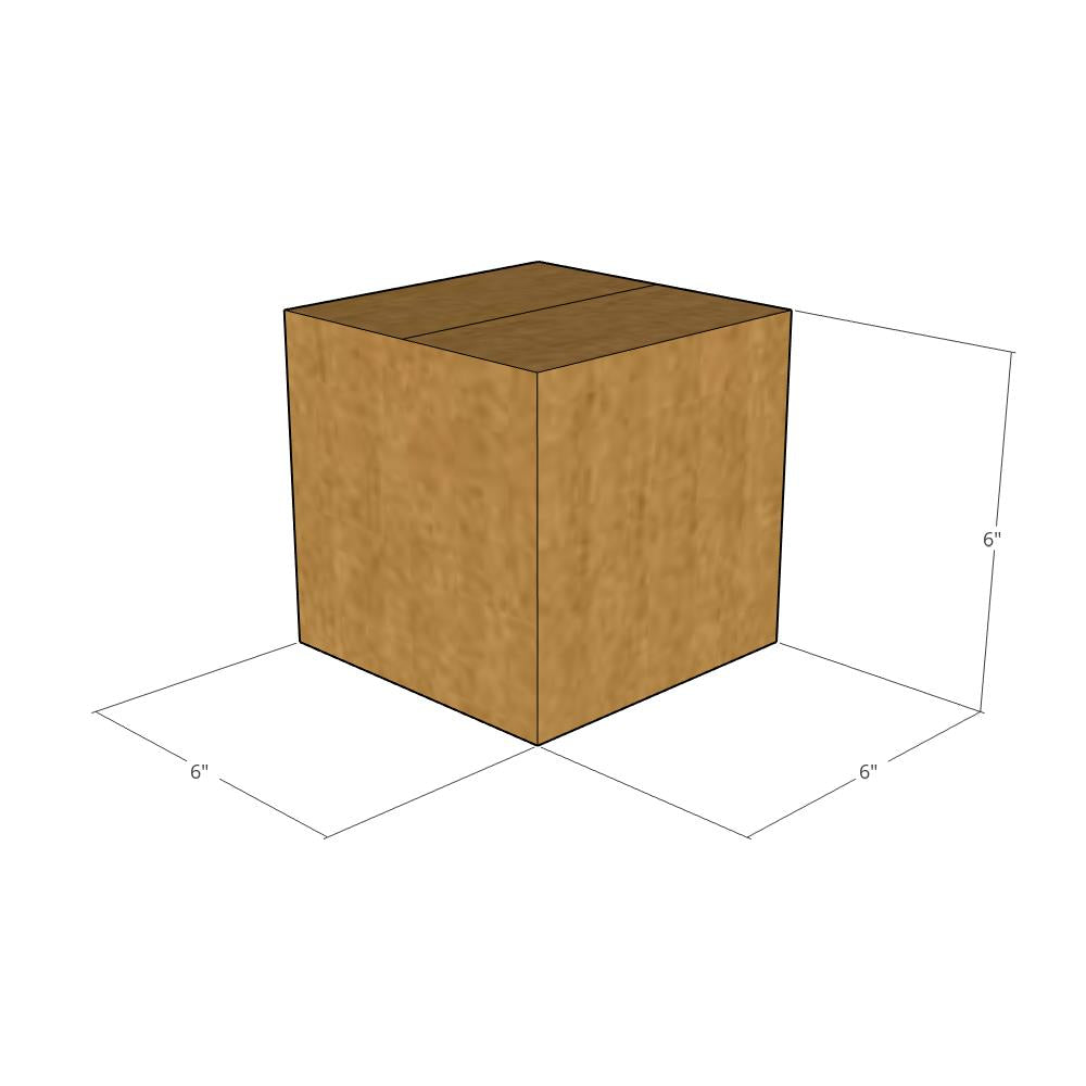 6x6x6 Corrugated Box