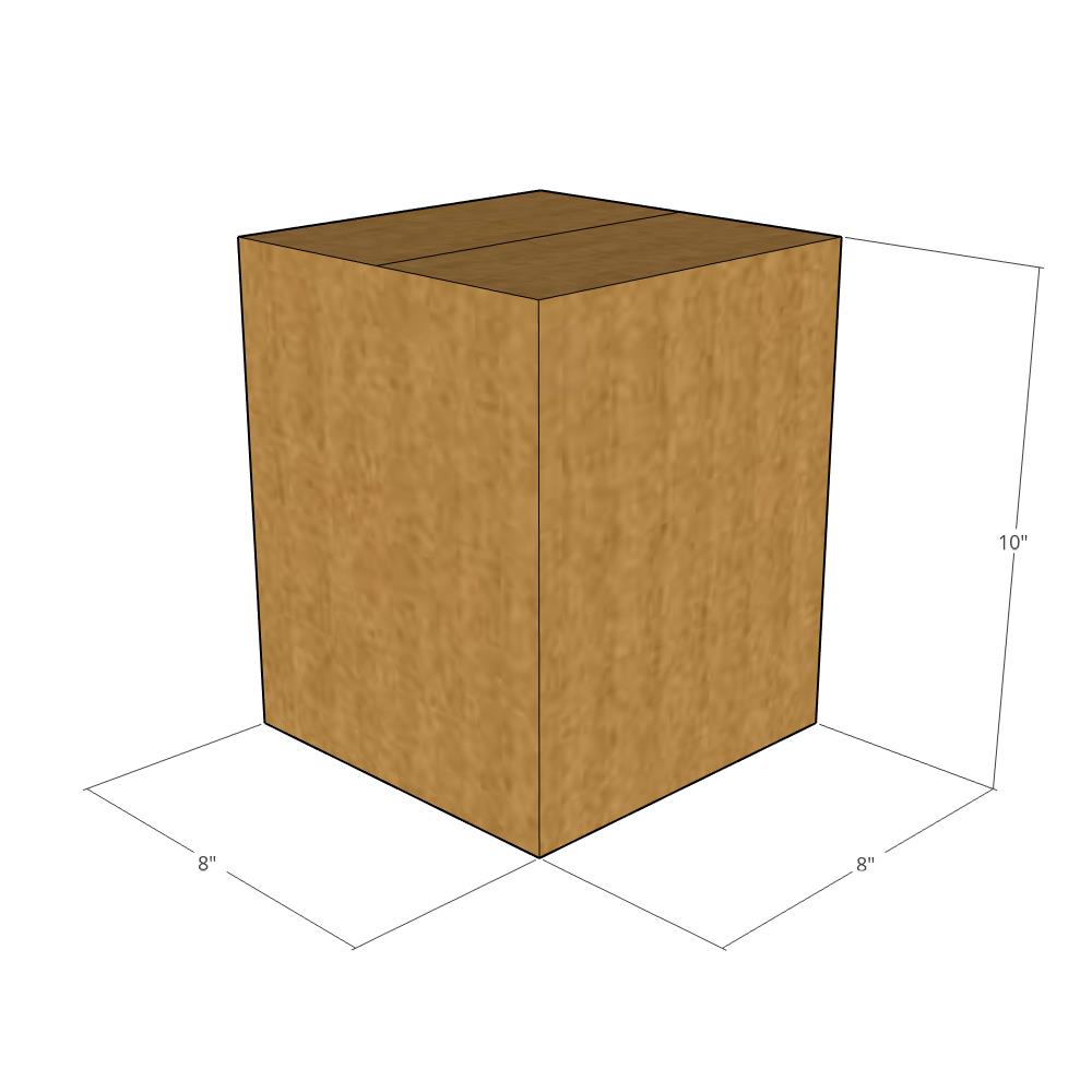 8x8x10 Corrugated Box