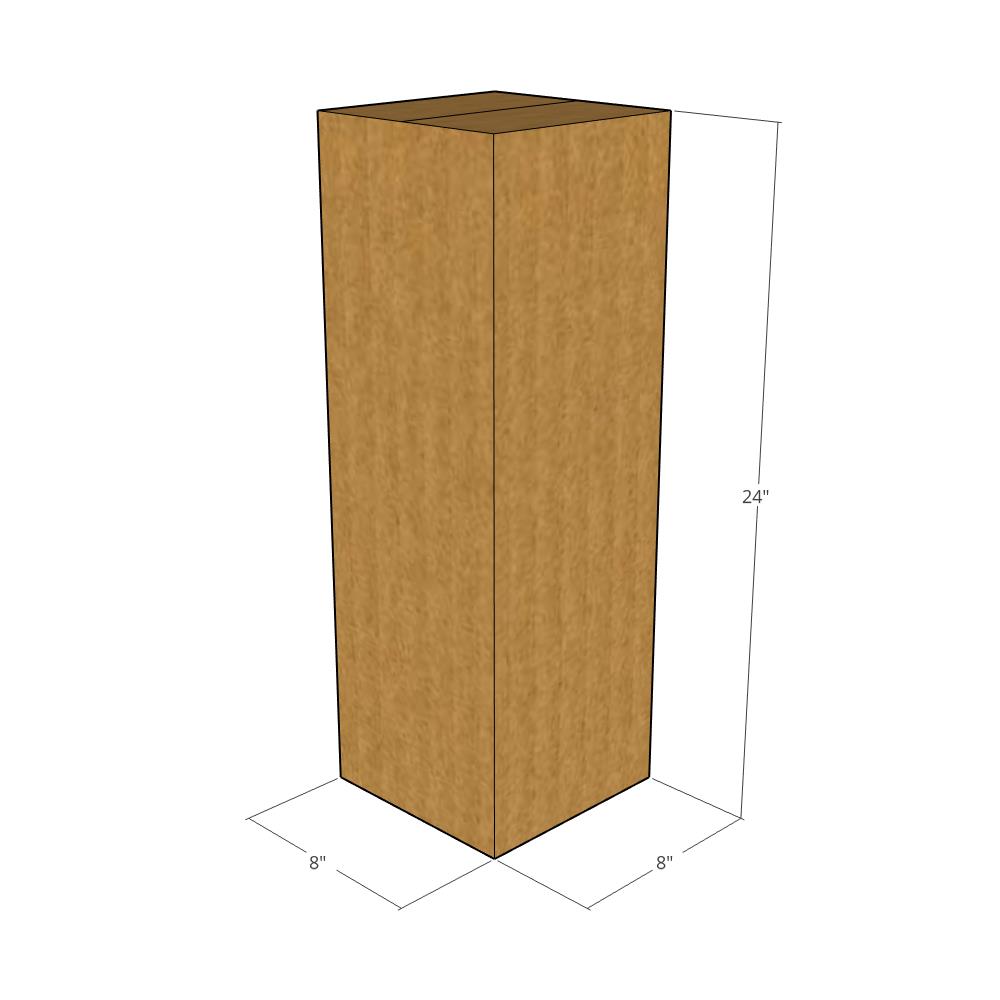 8x8x24 Corrugated Box