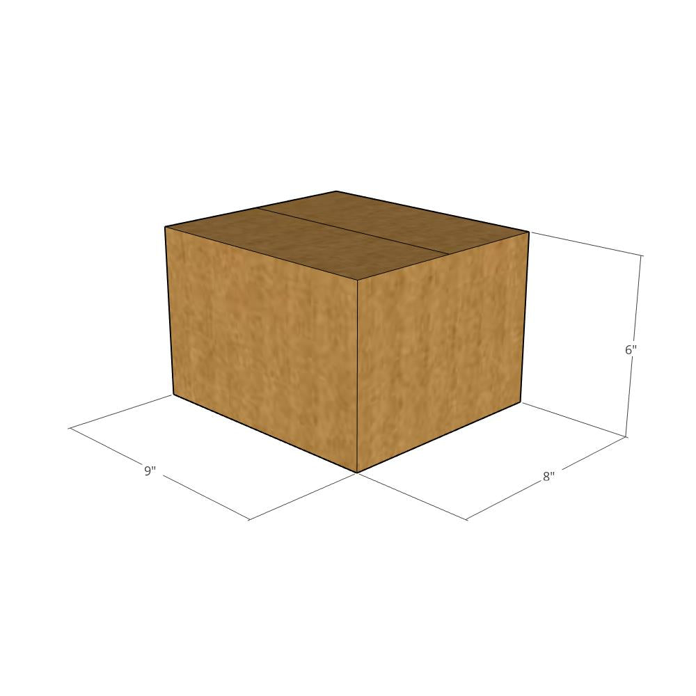 9x8x6 Corrugated Box