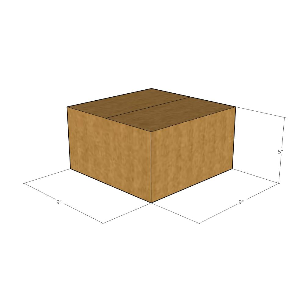 9x9x5 Corrugated Box