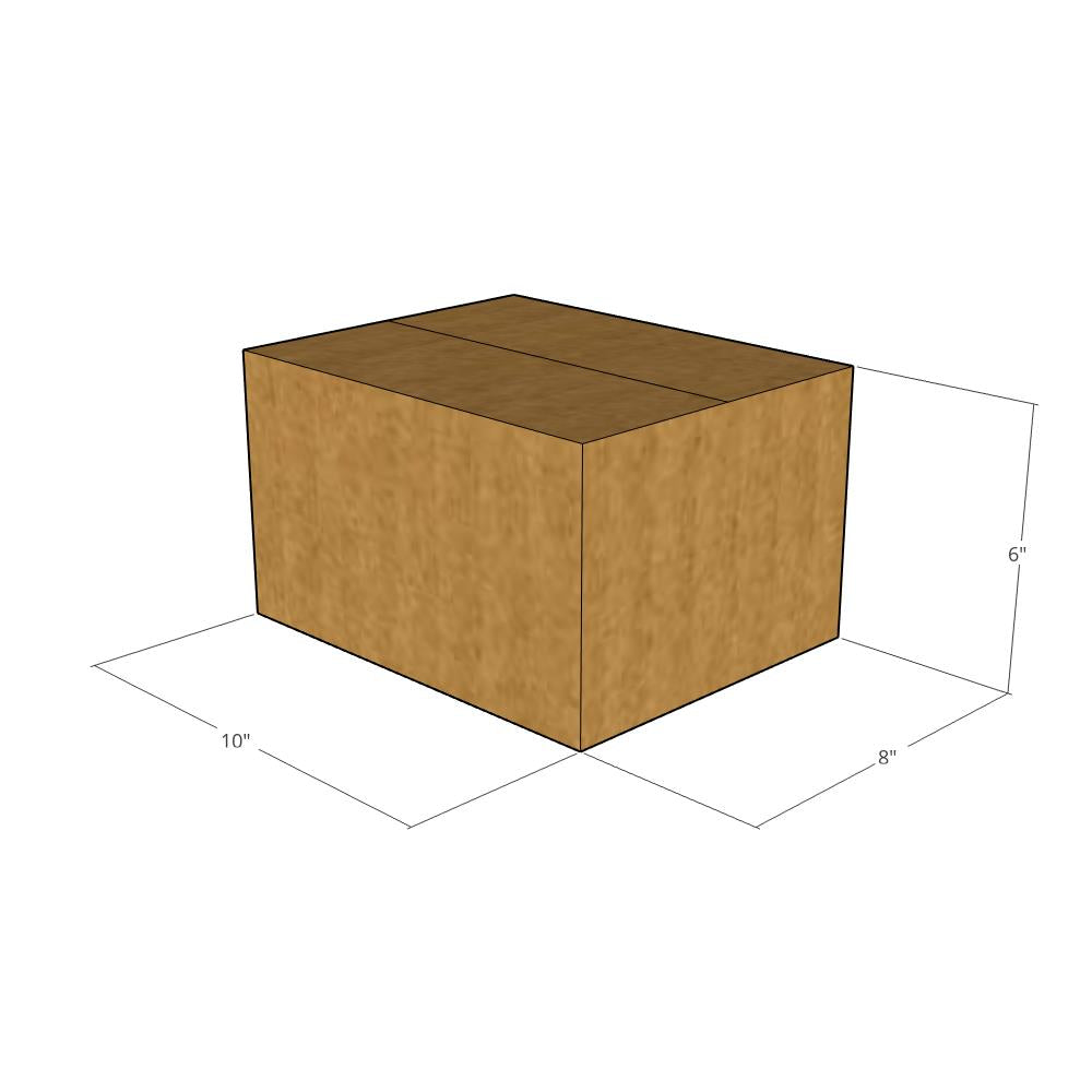 10x8x6 Corrugated Box