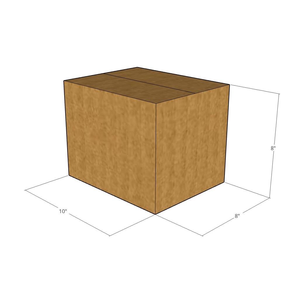 10x8x8 Multi-Depth 6" Corrugated Box