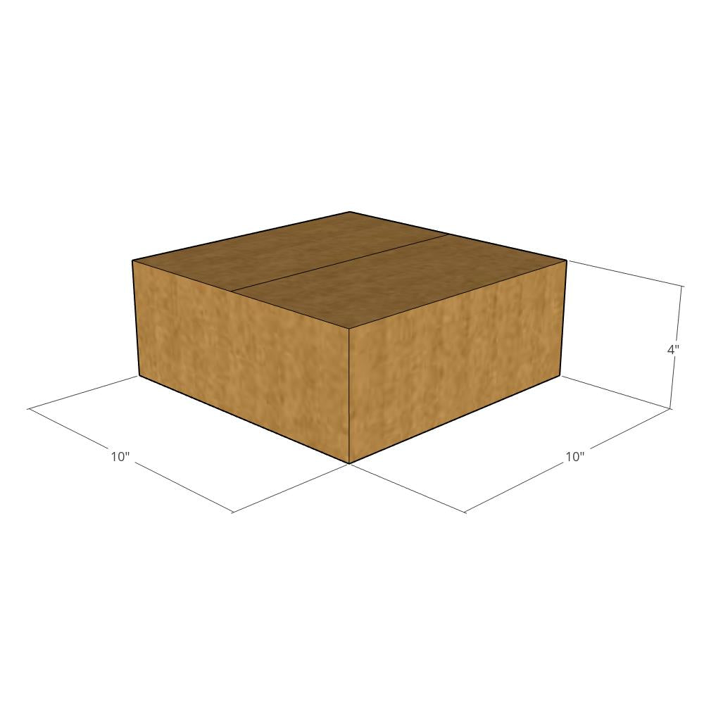 10x10x4 Corrugated Box