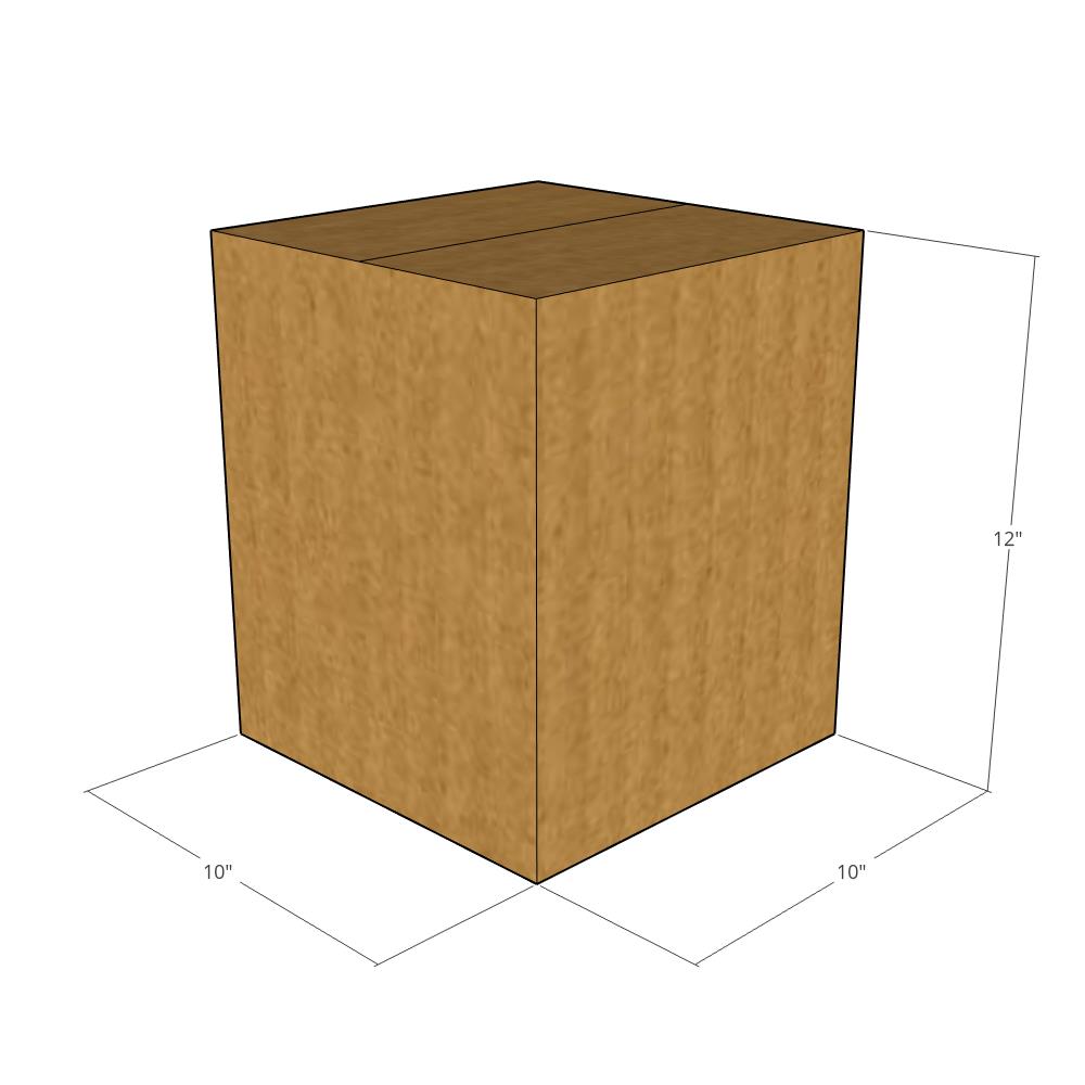 10x10x12 Multi-Depth 10, 8, 6" Corrugated Box