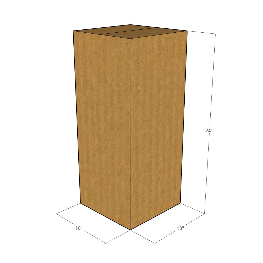 10x10x24 Corrugated Box