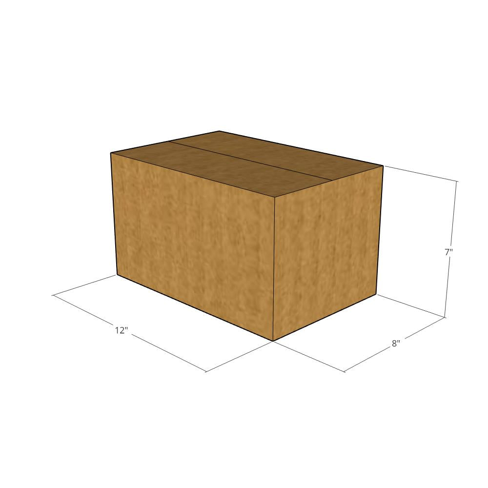 12x8x7 Corrugated Box