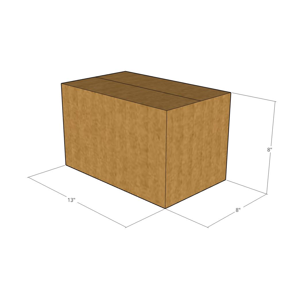 13x8x8 Corrugated Box