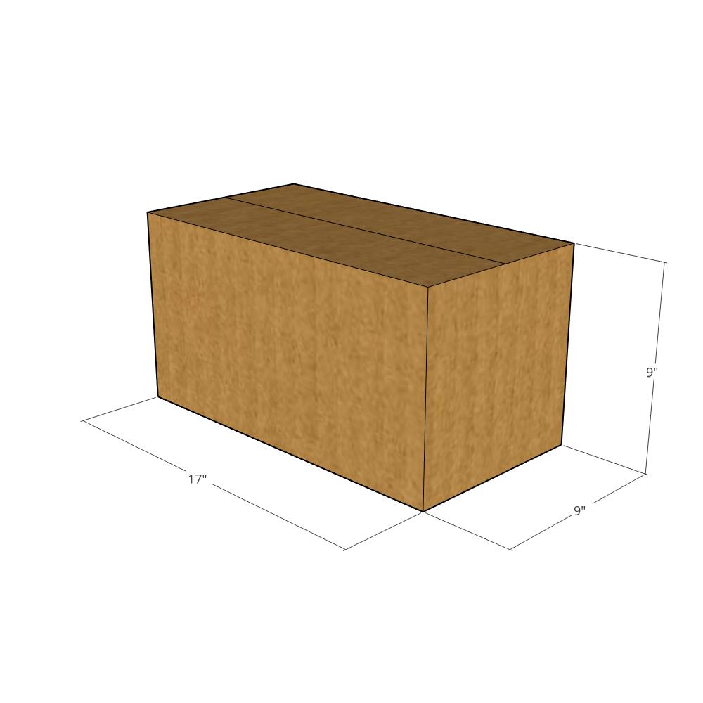 17x9x9 Corrugated Box