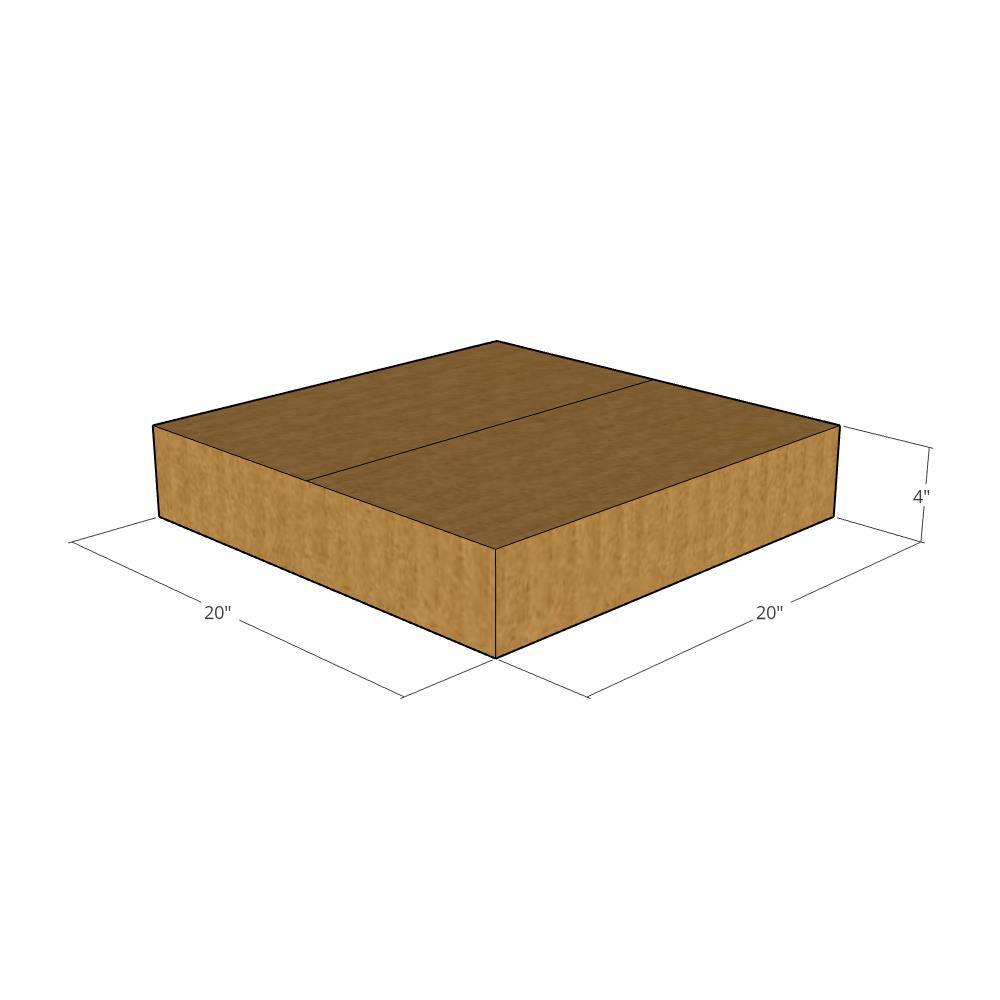 20x20x4 Corrugated Box