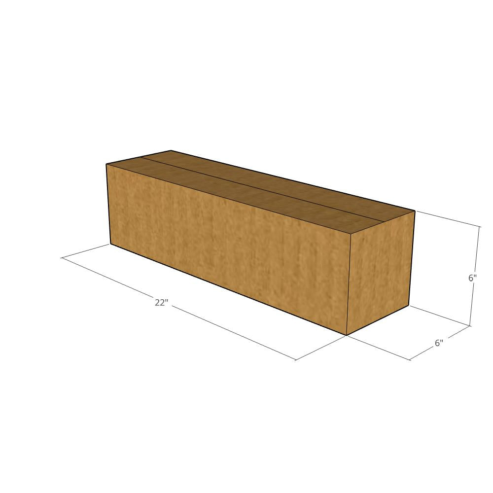 22x6x6 Corrugated Box