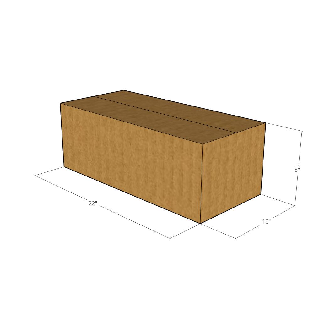 22x10x8 Corrugated Box