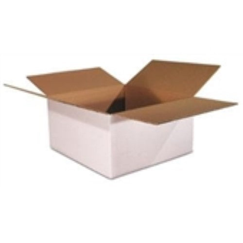 11 1/4x8 3/4x6 White Corrugated Box