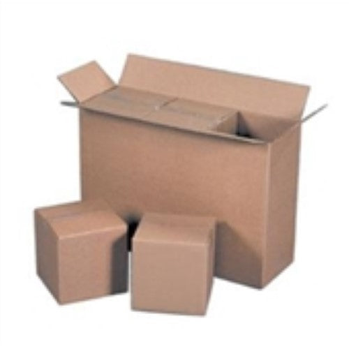 12 3/4x6 3/8x13 1/2 Master Carton holds 4-Pack of 6x6x6 Boxes