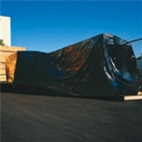 3' x 100` 4 Mil Heavy-Duty Black Poly Sheeting