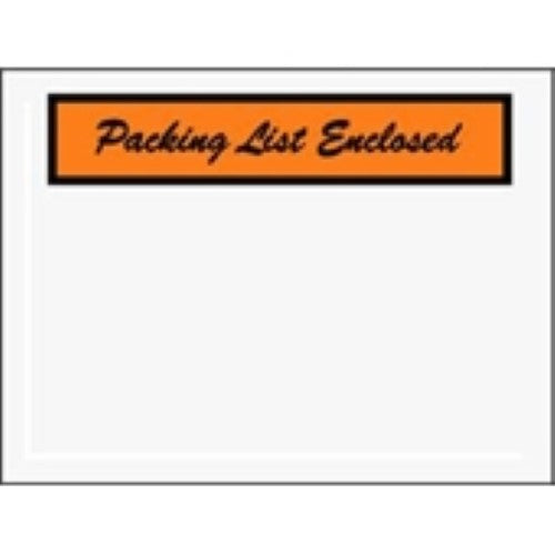 4 1/2 x 6" Panel Face Packing List Envelope (1000/Case)