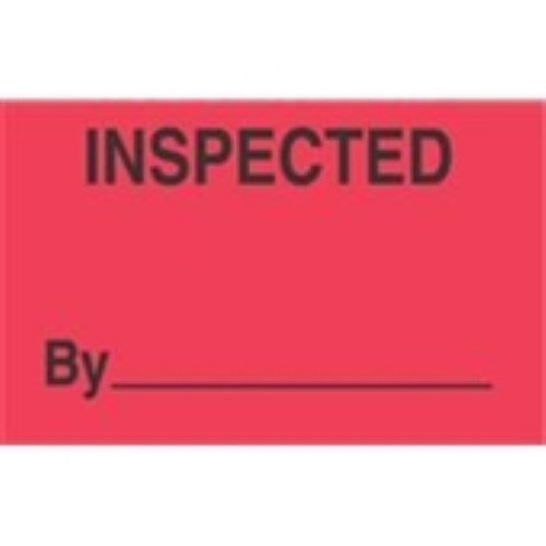 #DL3281  3 x 5"  Inspected By  _____ Label