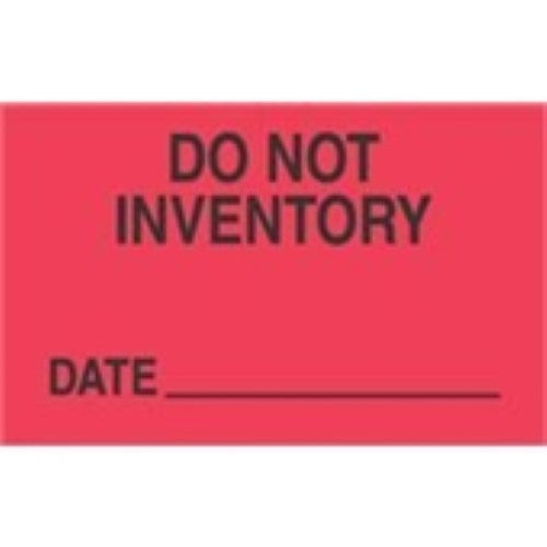 #DL3421  3 x 5"  Do Not Inventory... Date  _____ Label