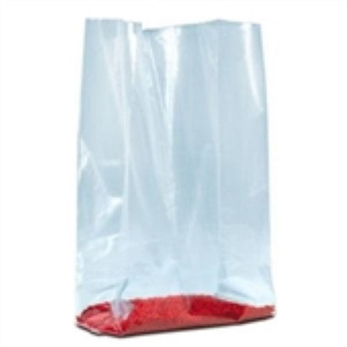 4 x 2 x 12" 1 Mil Gusseted Poly Bags (1000/Case)