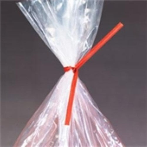 5" x 3/16" White Paper Twist Ties (500/bag)